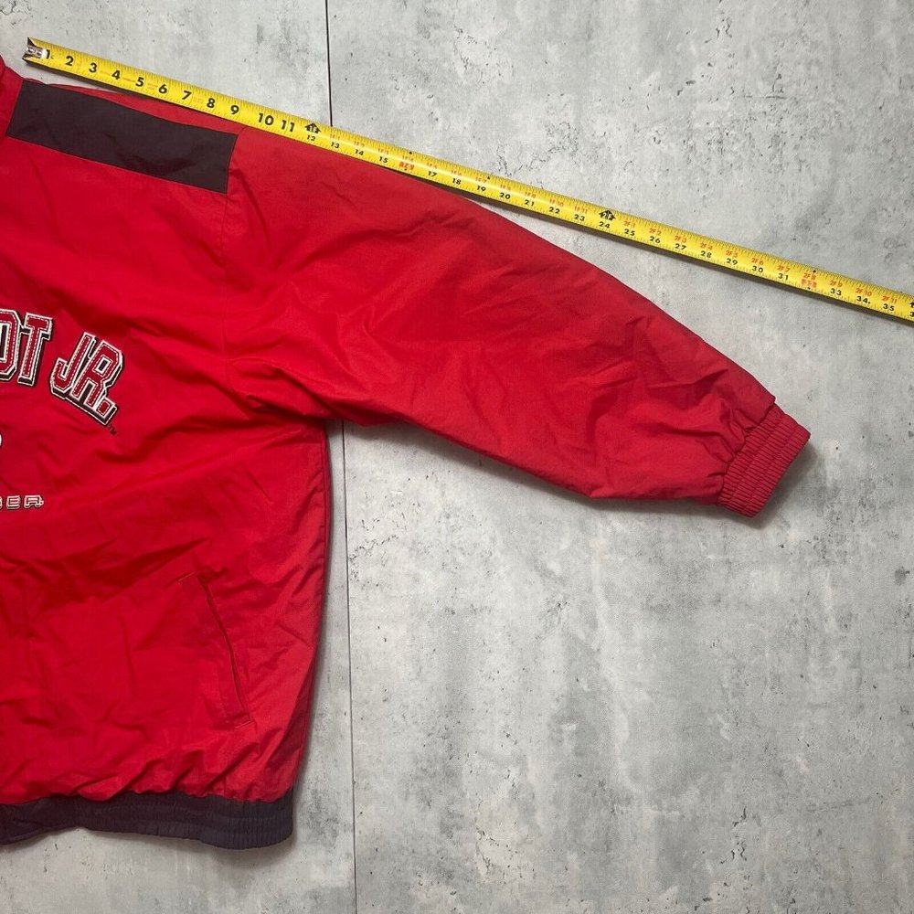 RARE Vtg Dale Earnhardt Jr‎ XXL Embroidered Red Jacket Budweiser Chase Authentic - Picture 13 of 13